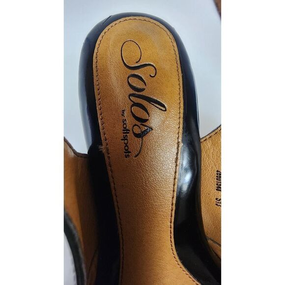 SOFTSPOTS BLACK PEEP-TOE SLINGBACK SANDAL SHOES SIZE US 6 - Picture 15 of 15